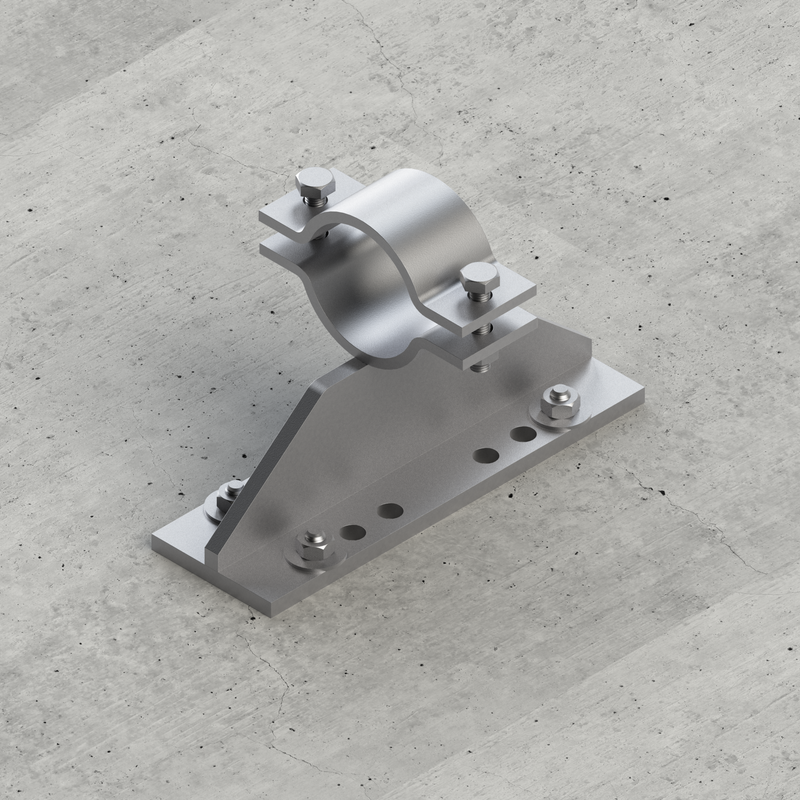 Опора трубная TPF1/1 250x80 H140 9F  (34-36) 50х6F (1 шт/кор)