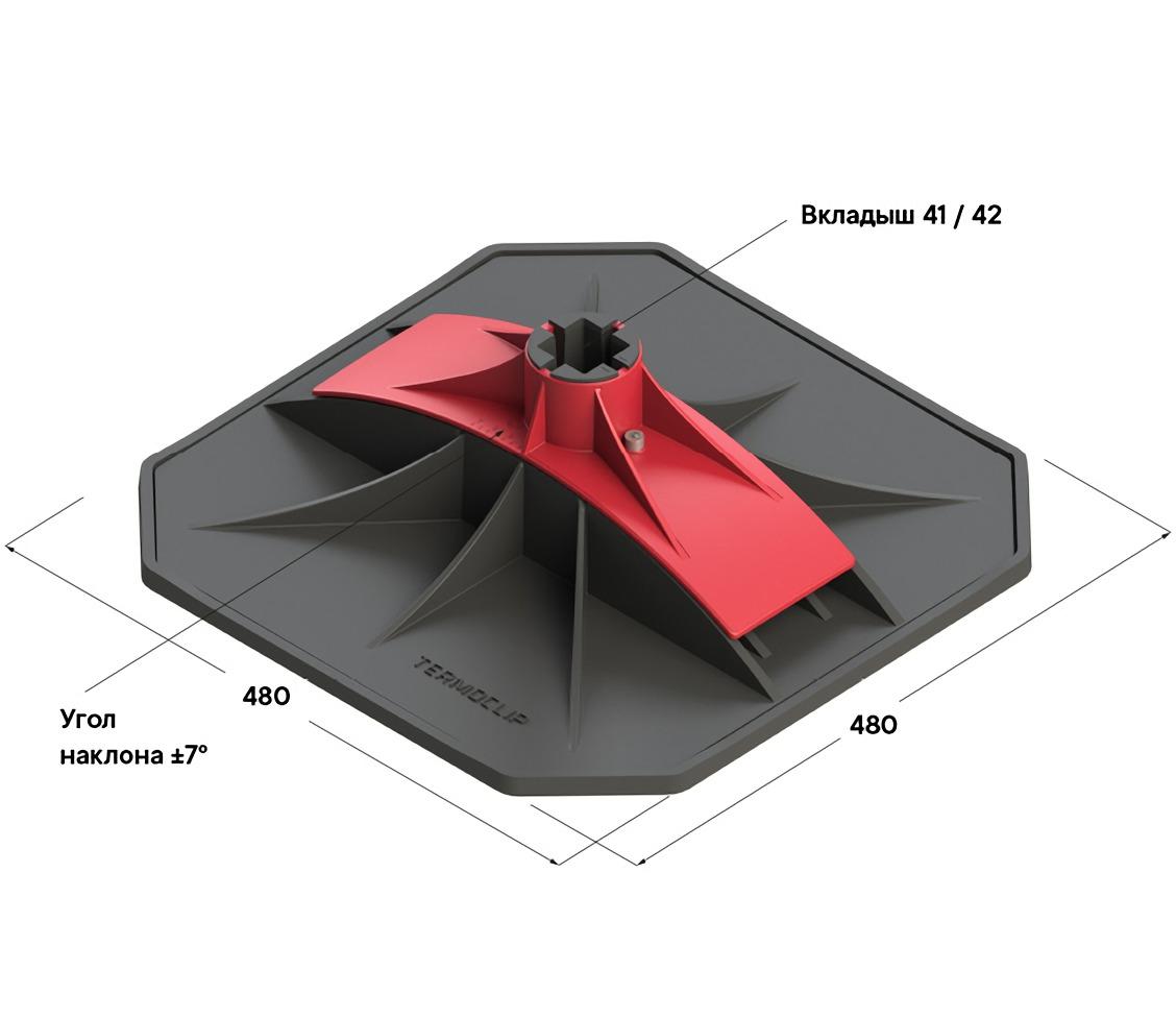 Опора поворотная TSS A 480 В41/42